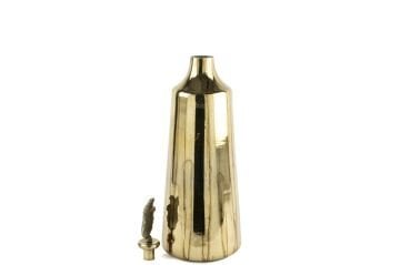Antik Gold Metal Kapaklı Obje 18x52cm