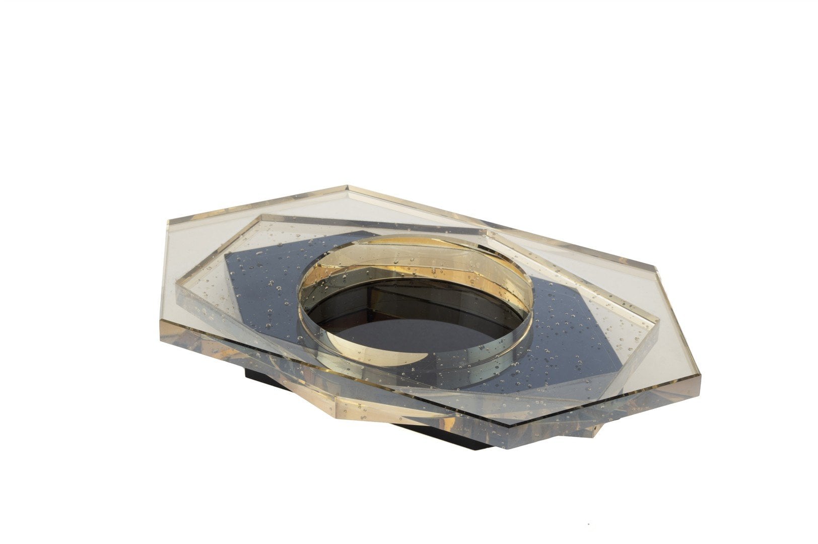 Şampanya Siyah Kristal Proluk 27x16x4cm