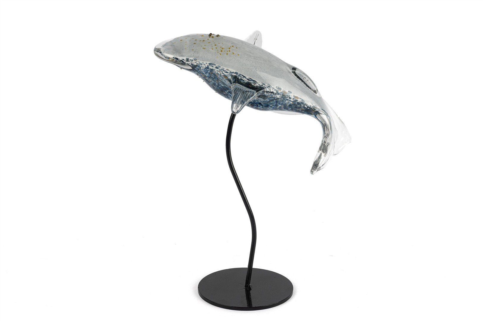 Gri Gold Cam Balina 24x14x32cm
