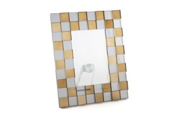 Gri Kahve Kristal Çerçeve 20x25cm