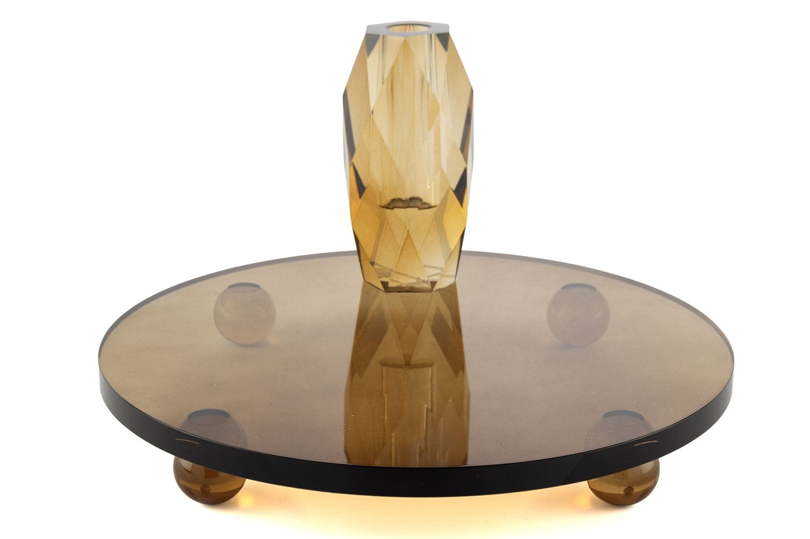 Amber Kristal Banyo Tepsisi 27x17x4cm