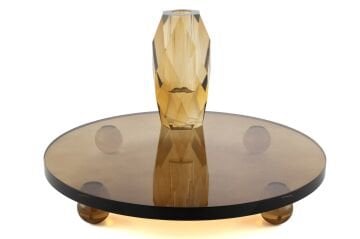 Amber Kristal Banyo Tepsisi 27x17x4cm