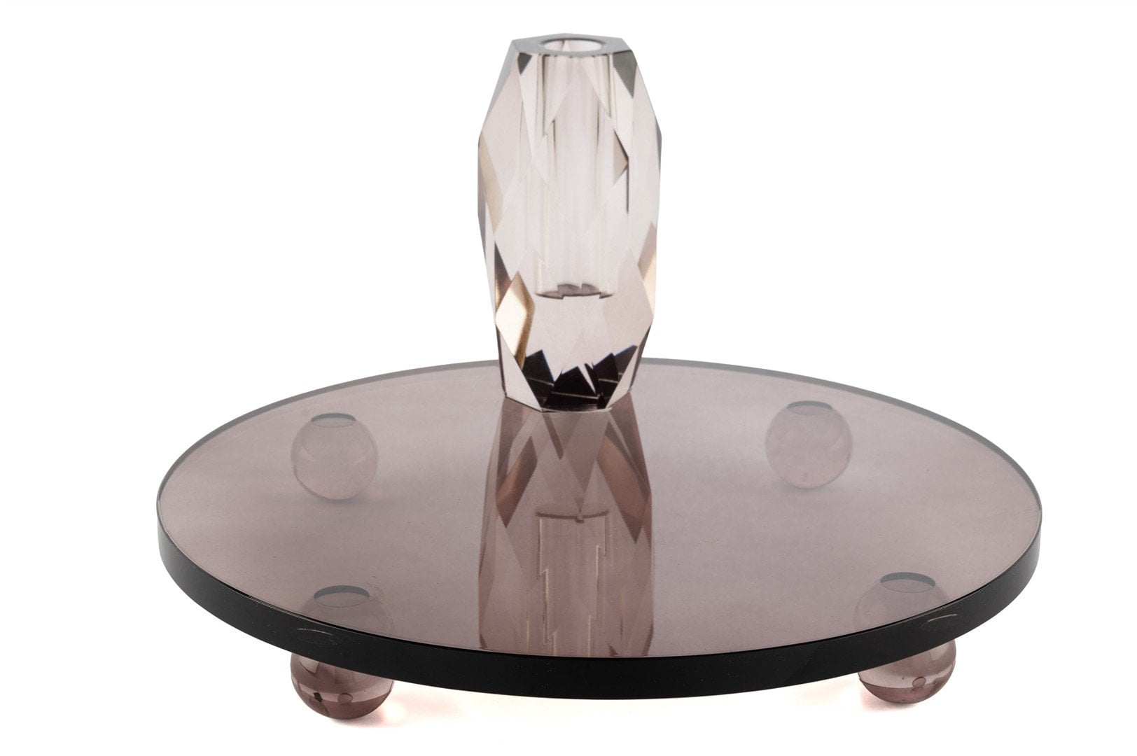 Mor Cam Kristal Banyo Tepsisi 27x17x4cm