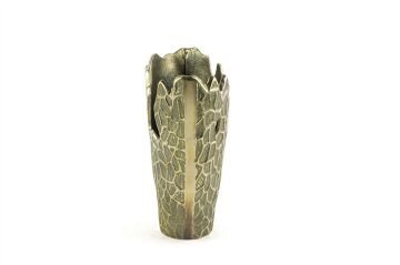 Antik Gold Dokulu Vazo 14x23x28cm