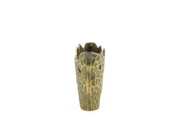 Antik Gold Dokulu Vazo 11x19x23cm