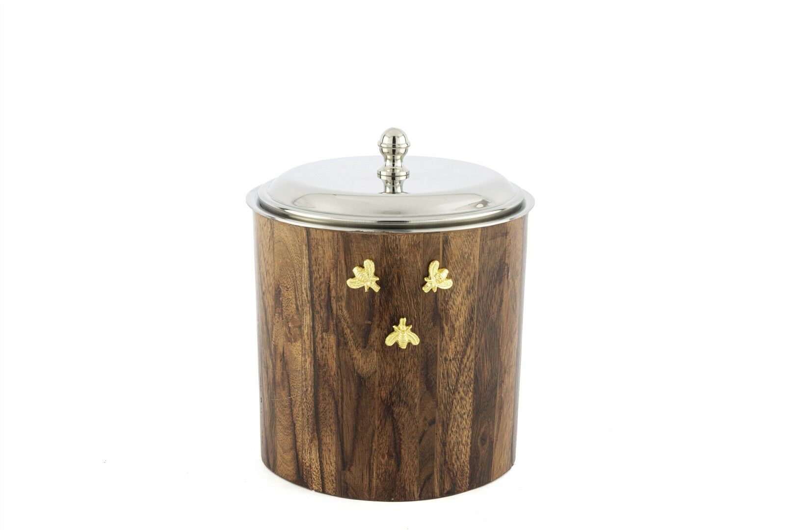 Bee Lux Ahşap Saklama Kabı 15cm