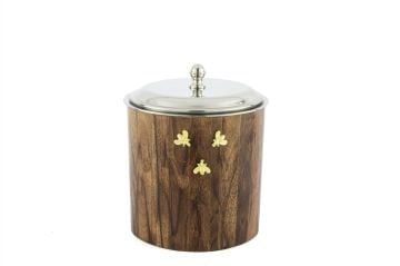 Bee Lux Ahşap Saklama Kabı 15cm