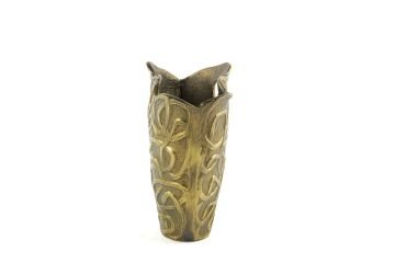Antik Gold Düğümlü Vazo 14x23x27cm