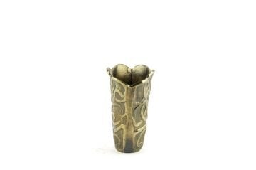 Antik Gold Düğümlü Vazo 11x17x22cm
