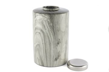 Silver Kapaklı Küp 20x20x33cm