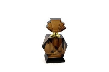 Kristal Amber Şişe 10x10x16cm