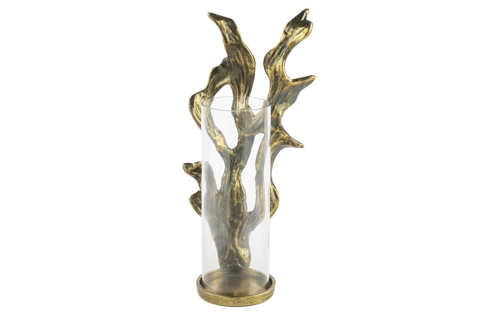 Antik Gold Mercan Cam Mumluk 21x42cm