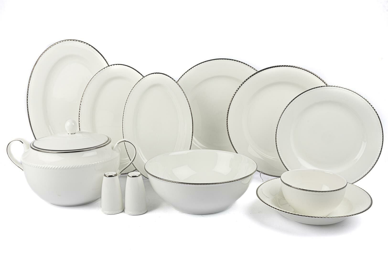 Silver Stripe 74 Parça Yemek Seti