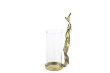 Antik Gold Mercan Cam Mumluk 20x35cm