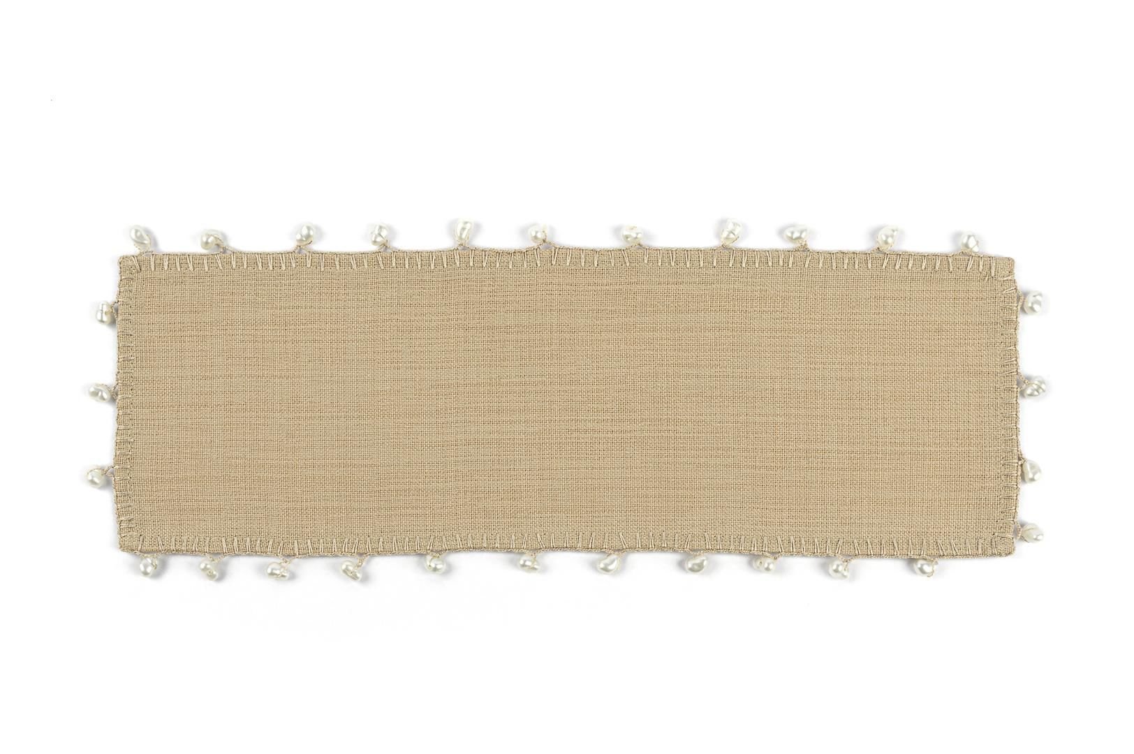 Perla Bej Tepsi Örtüsü 33x11