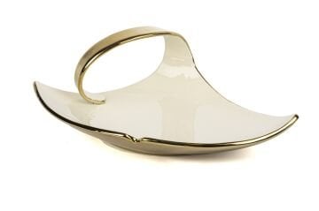 Krem Gold Yelpaze Sunumluk 34x23x12cm