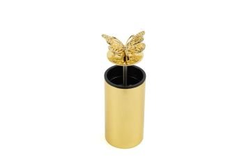 Gold Kelebek Detaylı Kürdanlık 10cm