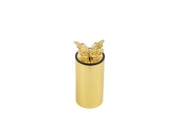 Gold Kelebek Detaylı Kürdanlık 10cm