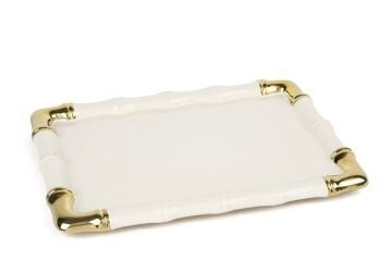 Krem Gold Dikdrtgen Servis 25x35cm