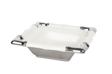 Beyaz Silver Kase 27x8cm