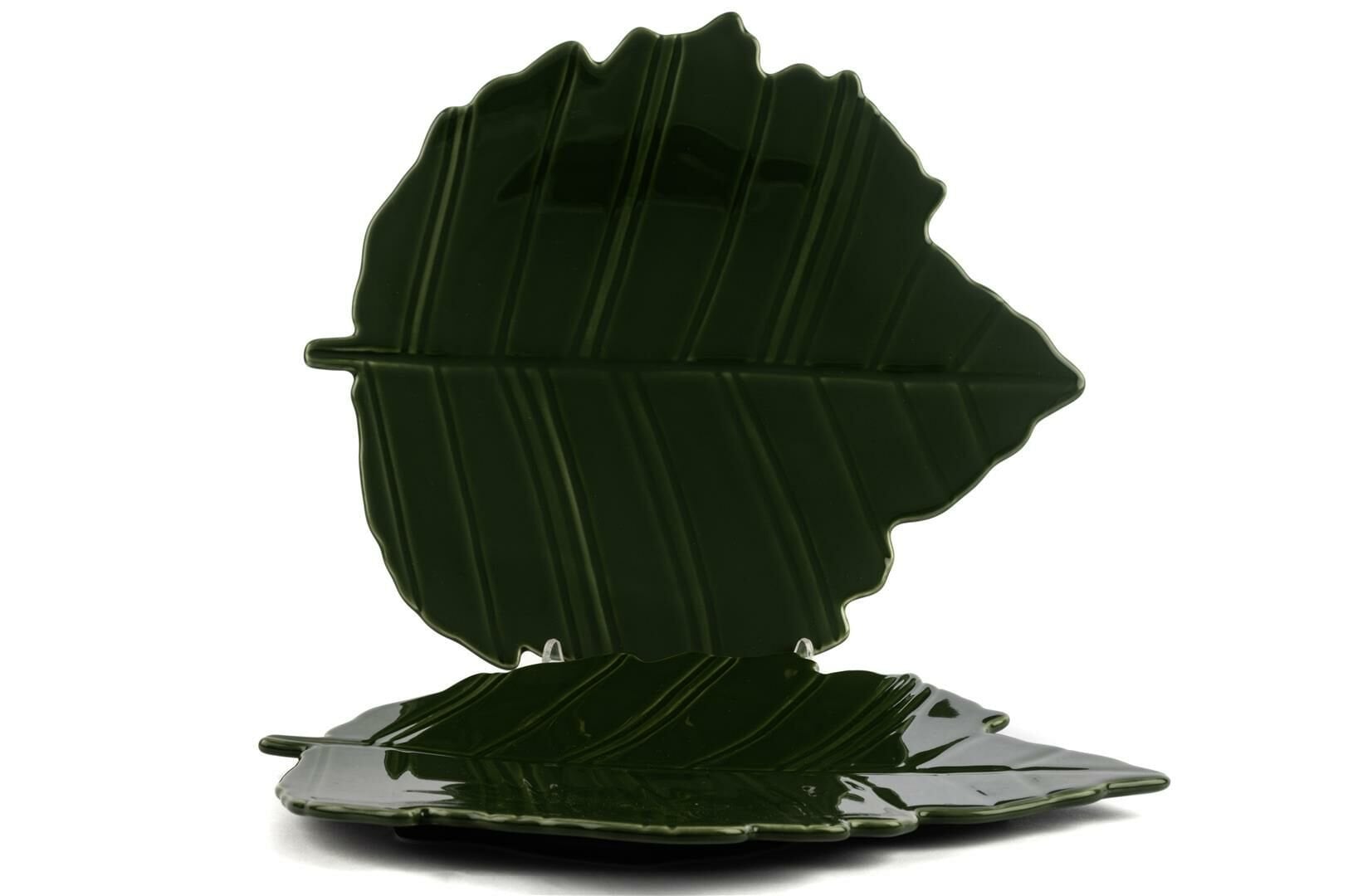 Leaf Yeşil 2li Tabak 28x25cm