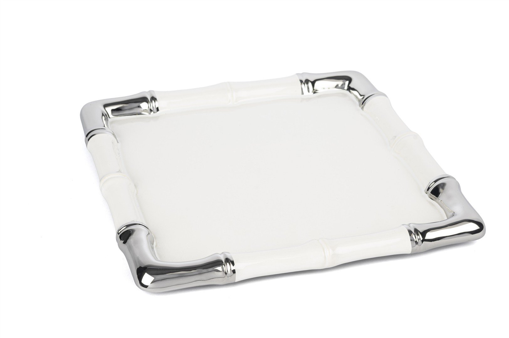 Beyaz Silver Kare Servis 30cm