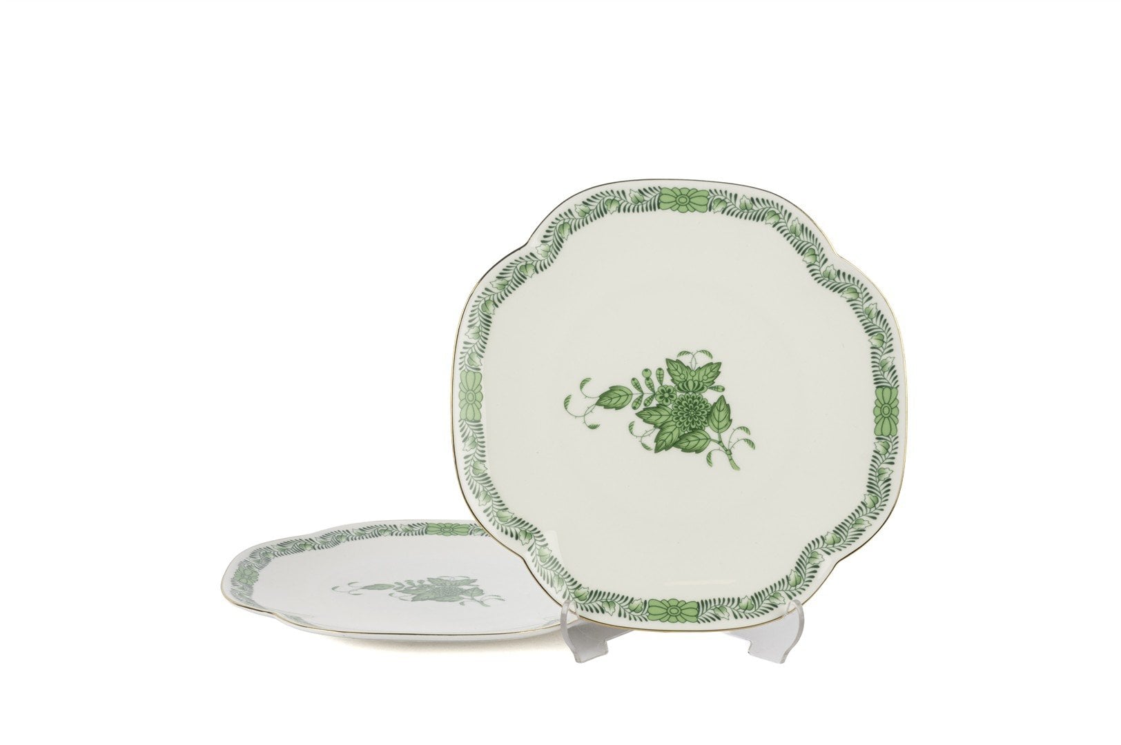 Jardin De Vert Yeşil 2li Pasta Tabağı 20cm