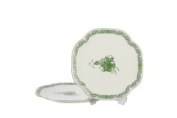 Jardin De Vert Yeşil 2li Pasta Tabağı 20cm