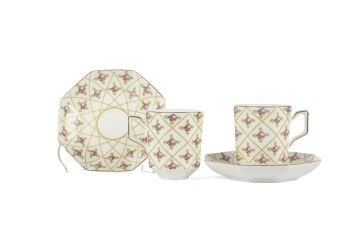 Rose Lattice 2li Kahve Fincan Seti 100cc