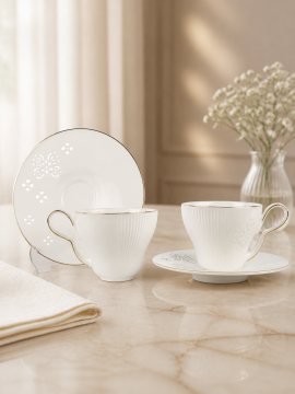 Pure Mariposa 2li Çay Fincan Seti 200cc