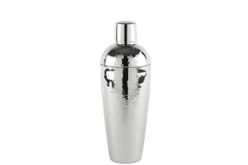 Gümüş Metal Kokteyl Çalkalayıcı 9x26cm
