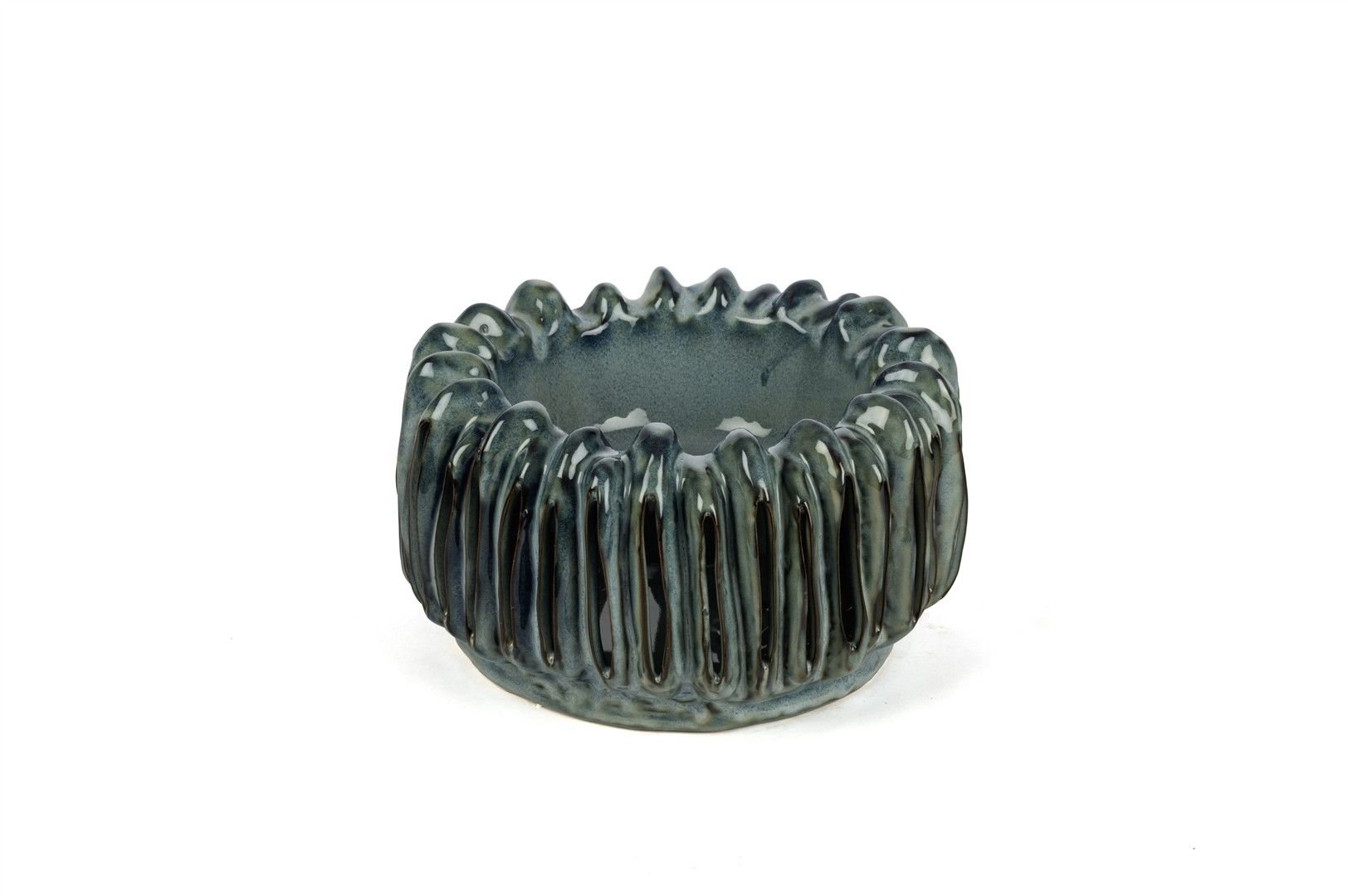 Turkuaz Kafes Dekoratif Tabak 26x14cm