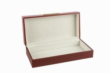 Kırmızı Gold Dek Kutu 25x12x7cm