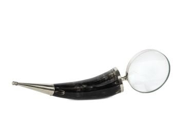 Siyah Boynuz Büyüteç 34cm