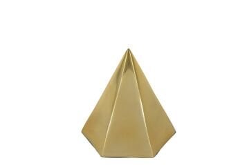 Gold Dekoratif Piramit 17x17cm