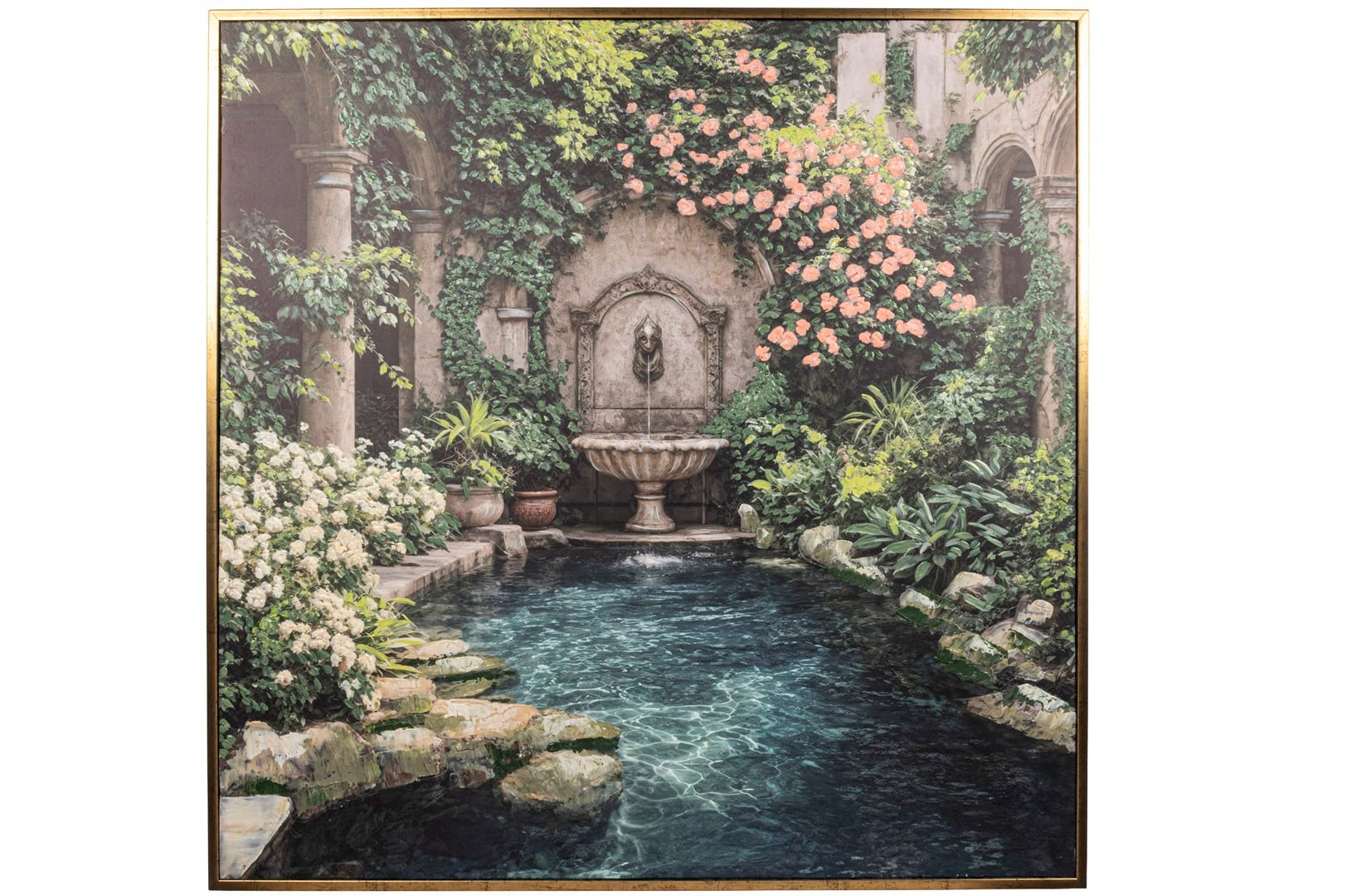 Gizli bahçe 100X100 tablo