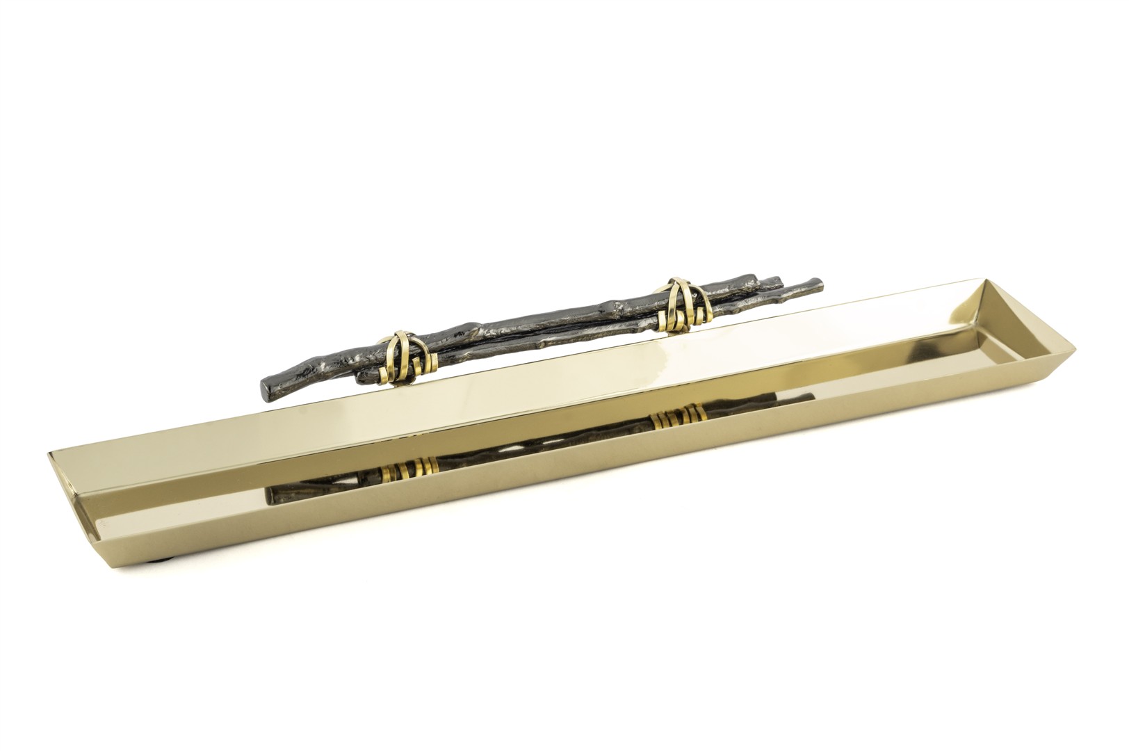 Gold Tel Sarma Kraker Tepsi 40x9cm