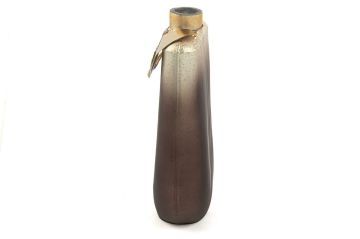 Bronz Gold Metal Vazo 16x8x34cm