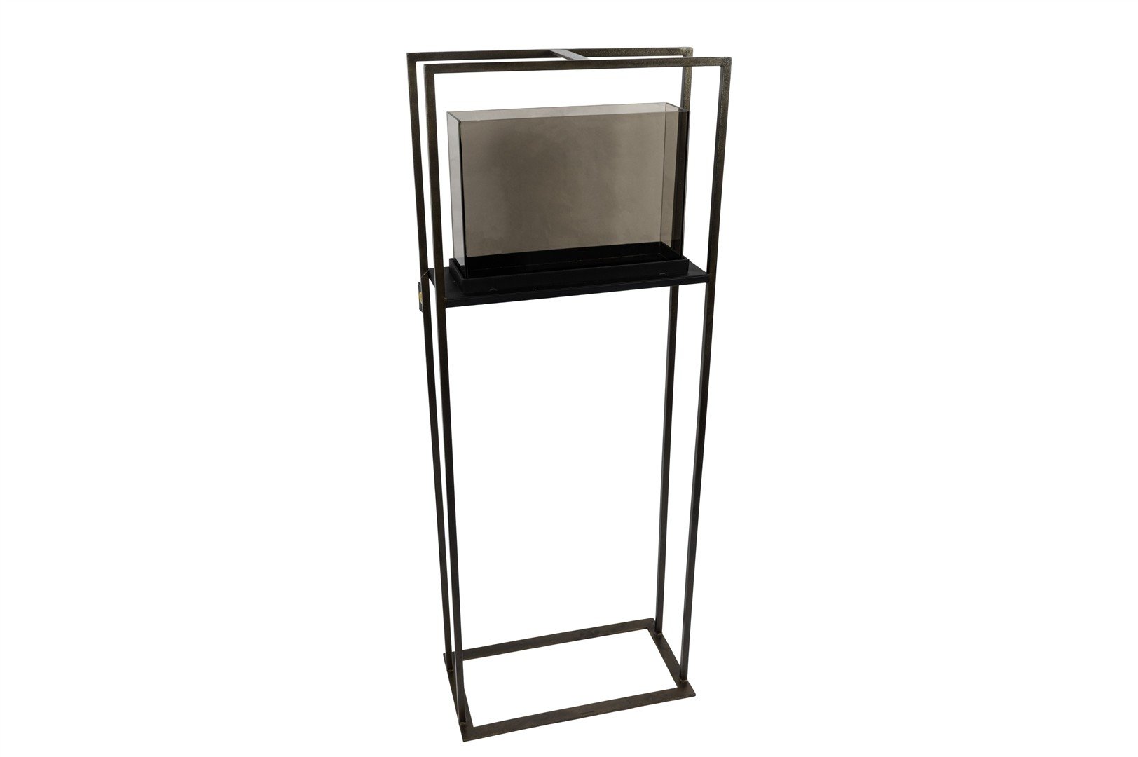 Vintage Bronz Demir ayaklı Mumluk53x137