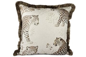 Naya leopar 50x50 Yastık Kırlent