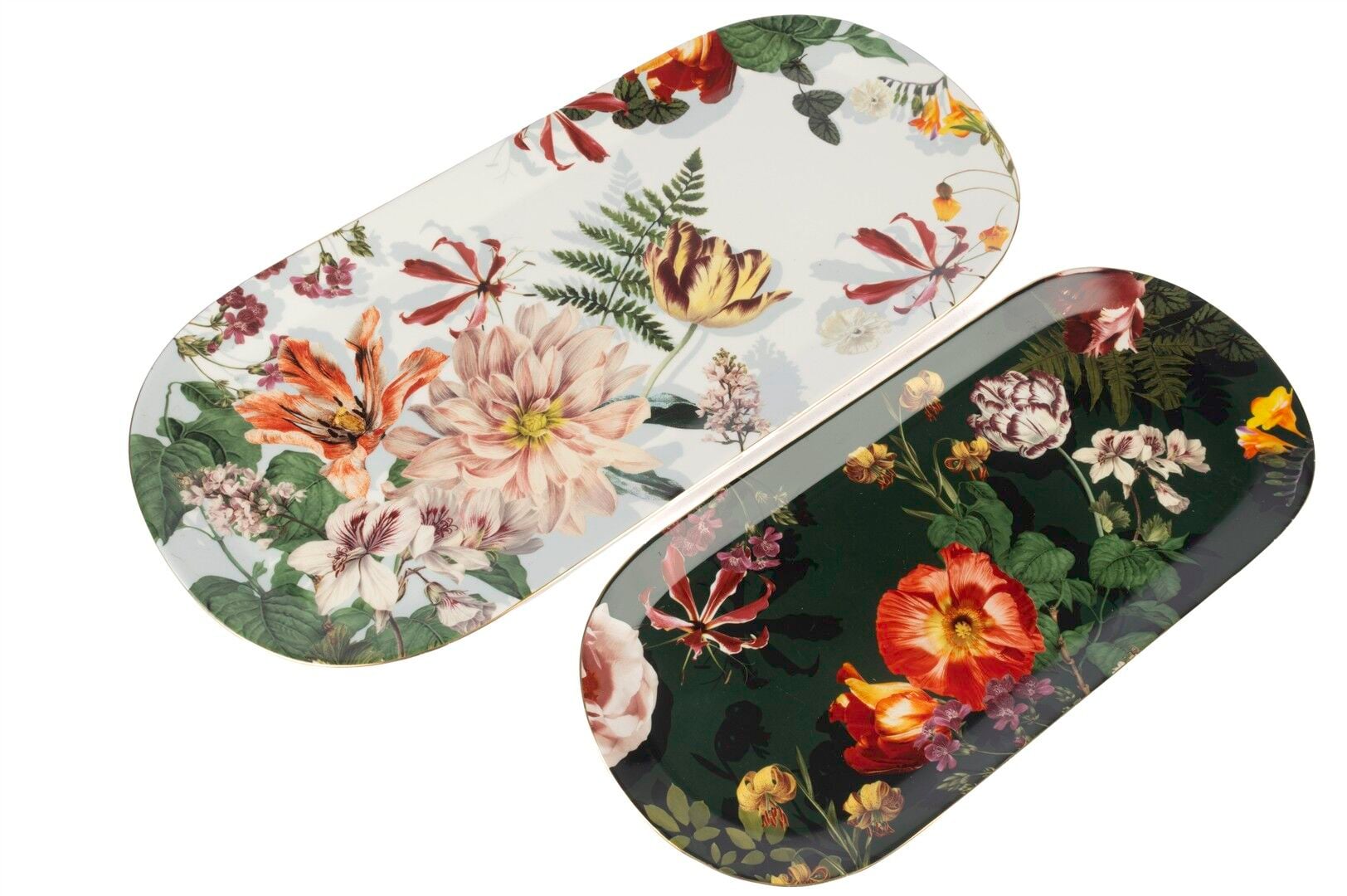La Maıson 2li Oval Servis Tabağı 34x15cm  42x20cm