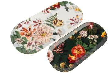 La Maıson 2li Oval Servis Tabağı 34x15cm  42x20cm