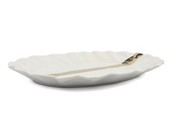 Ligne Dor White Sunum Tabağı 41x30x2cm