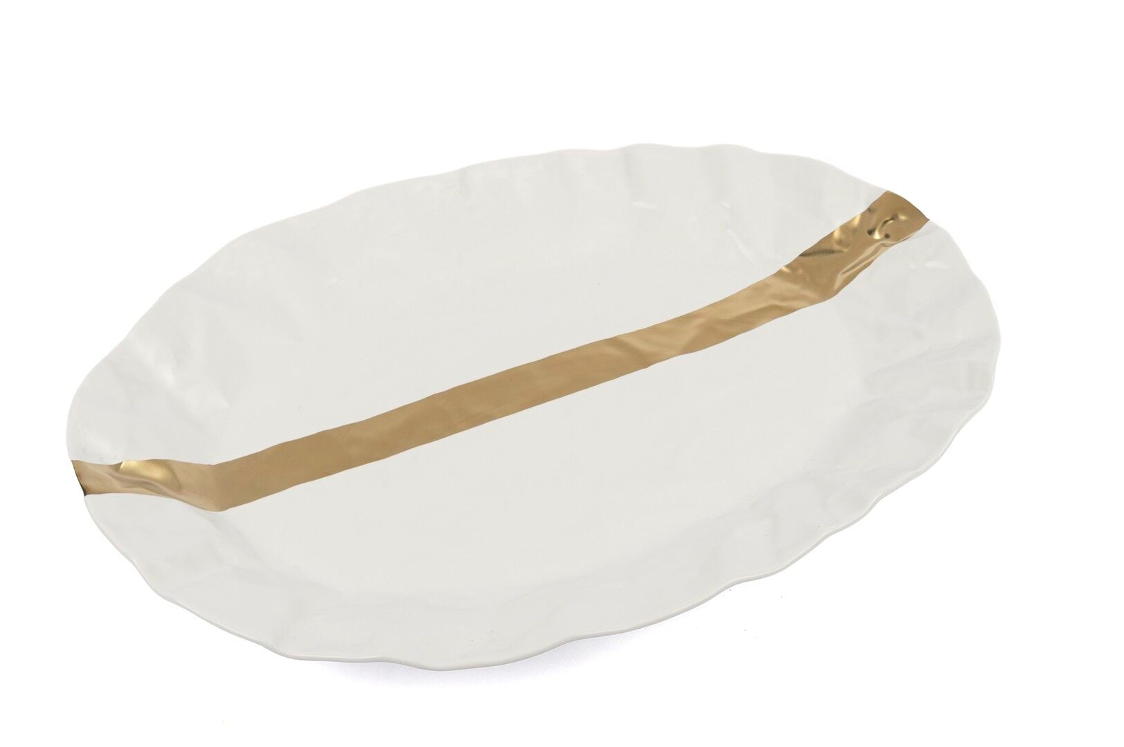 Ligne Dor White Sunum Tabağı 41x30x2cm