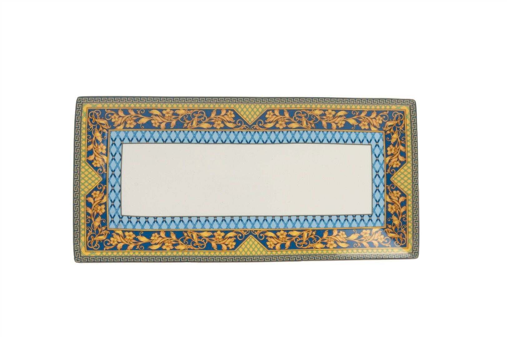 Blue Baraque Tekli Dikdörtgen Servis 15x31cm