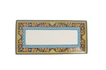 Blue Baraque Tekli Dikdörtgen Servis 15x31cm