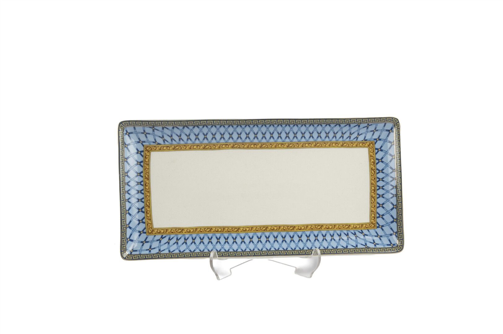 Blue Baraque Tekli Dikdörtgen Servis 26x13cm