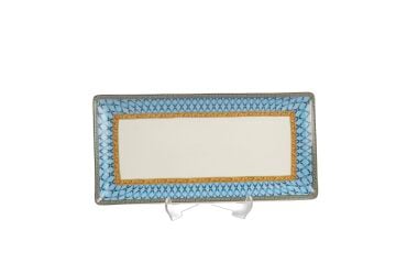 Blue Baraque Tekli Dikdörtgen Servis 26x13cm